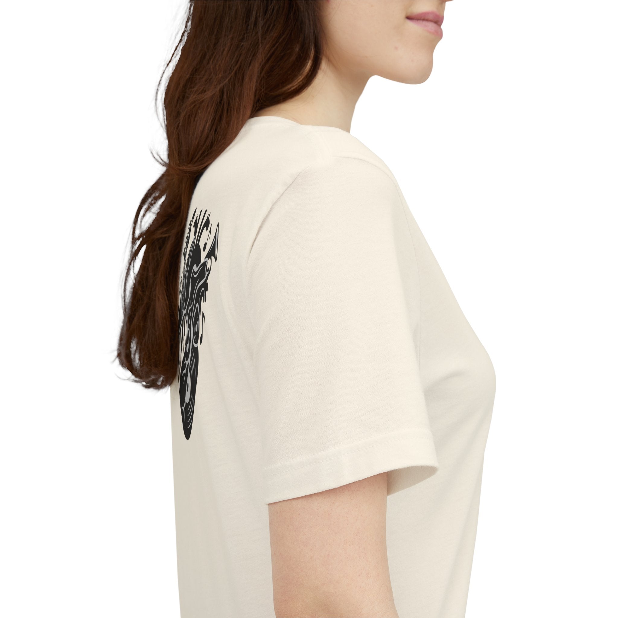 Music Heart Graphic Tee — Anatomical Heart with Instruments T-Shirt