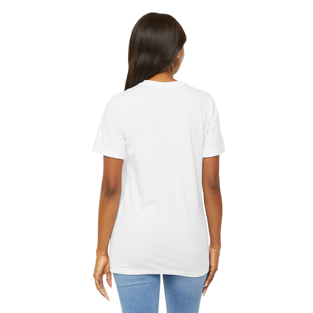 Alba Blue with Vintage Microphone Portrait T‑Shirt - Retro Singer Black & White Photo Tee