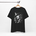 Vintage Jazz Singer T‑Shirt — Retro Microphone Noir Tee