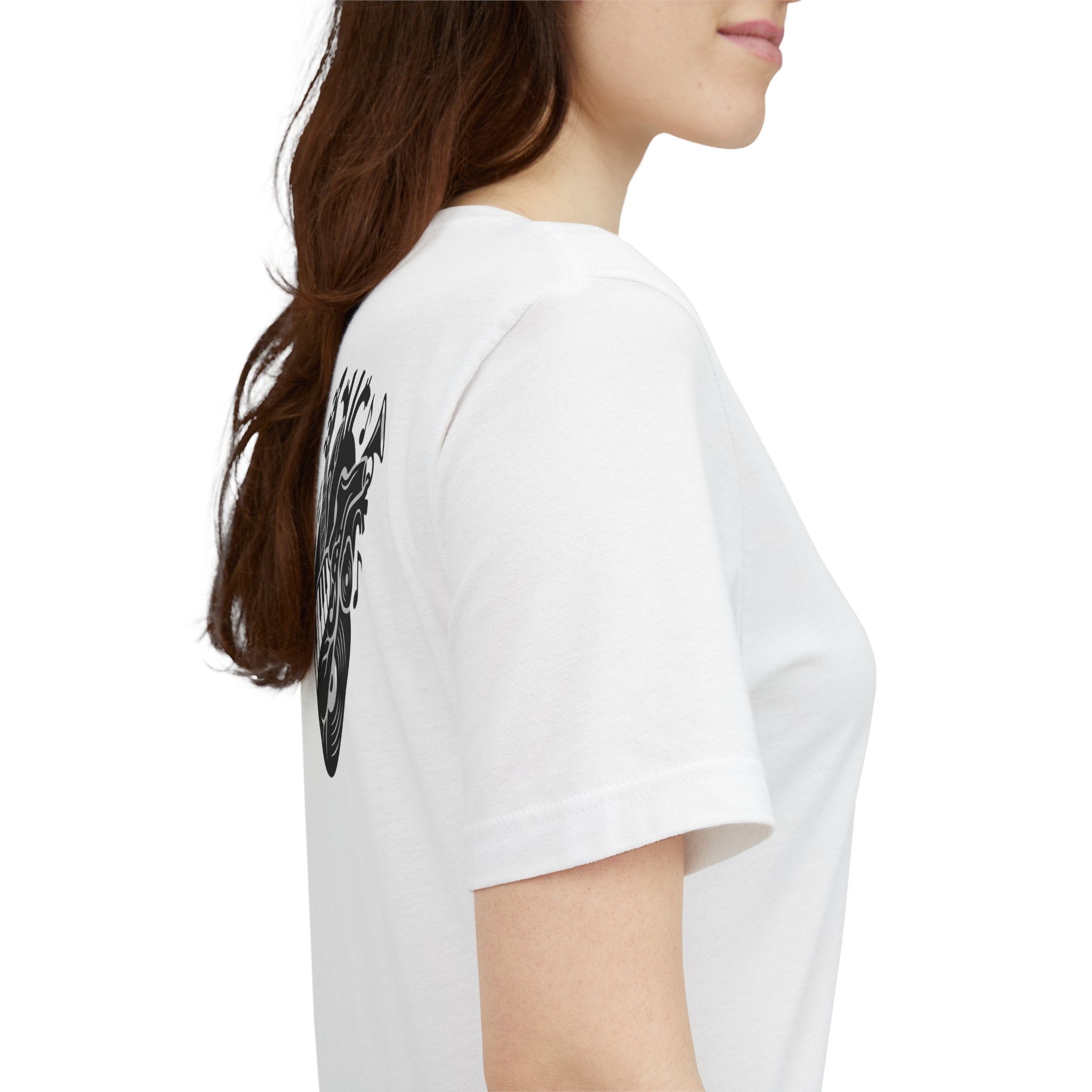 Music Heart Graphic Tee — Anatomical Heart with Instruments T-Shirt