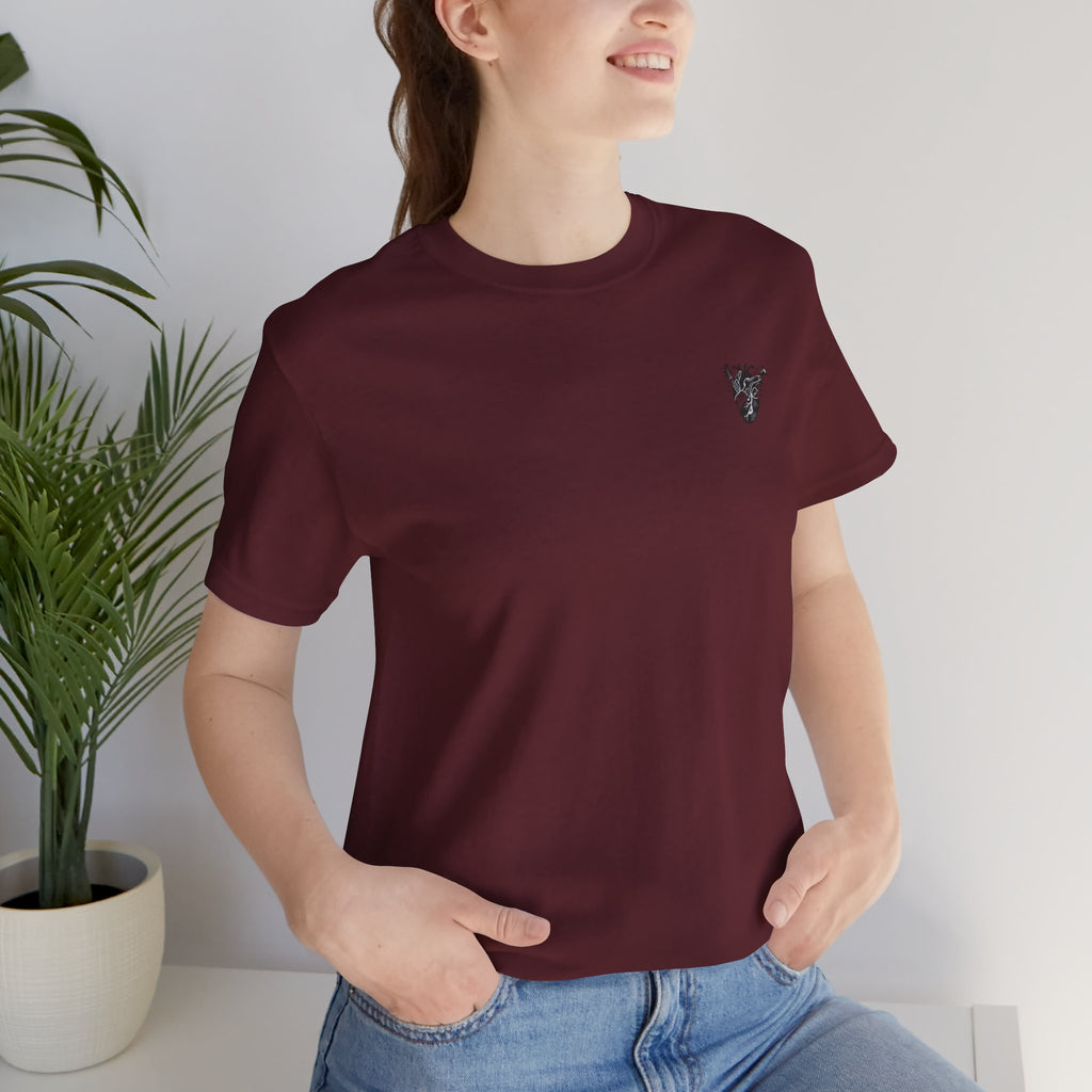 Music Heart Graphic Tee — Anatomical Heart with Instruments T-Shirt