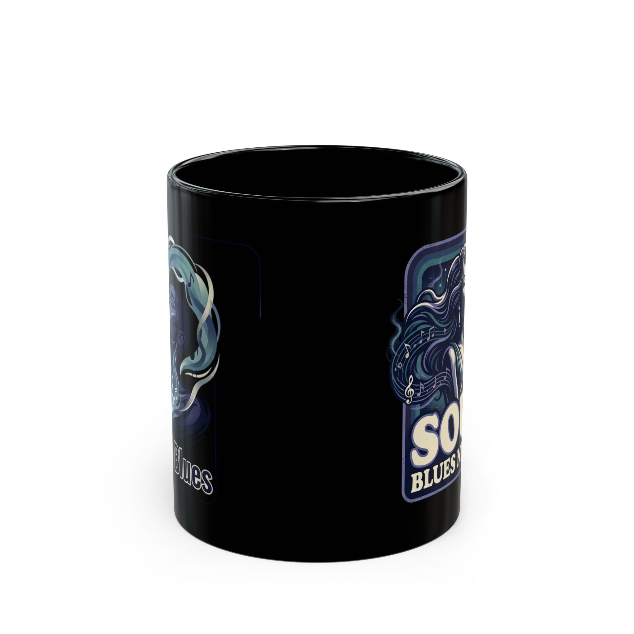 Soul Blues Nights Mug — Vintage Female Vocalist Coffee Cup