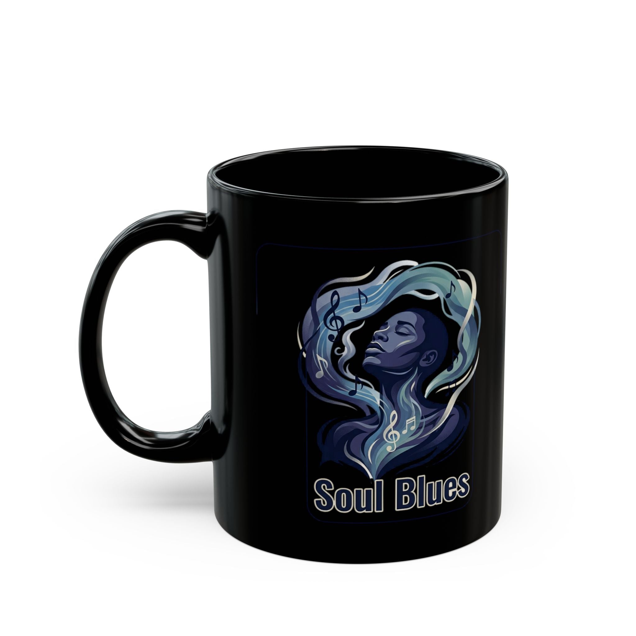 Soul Blues Nights Mug — Vintage Female Vocalist Coffee Cup