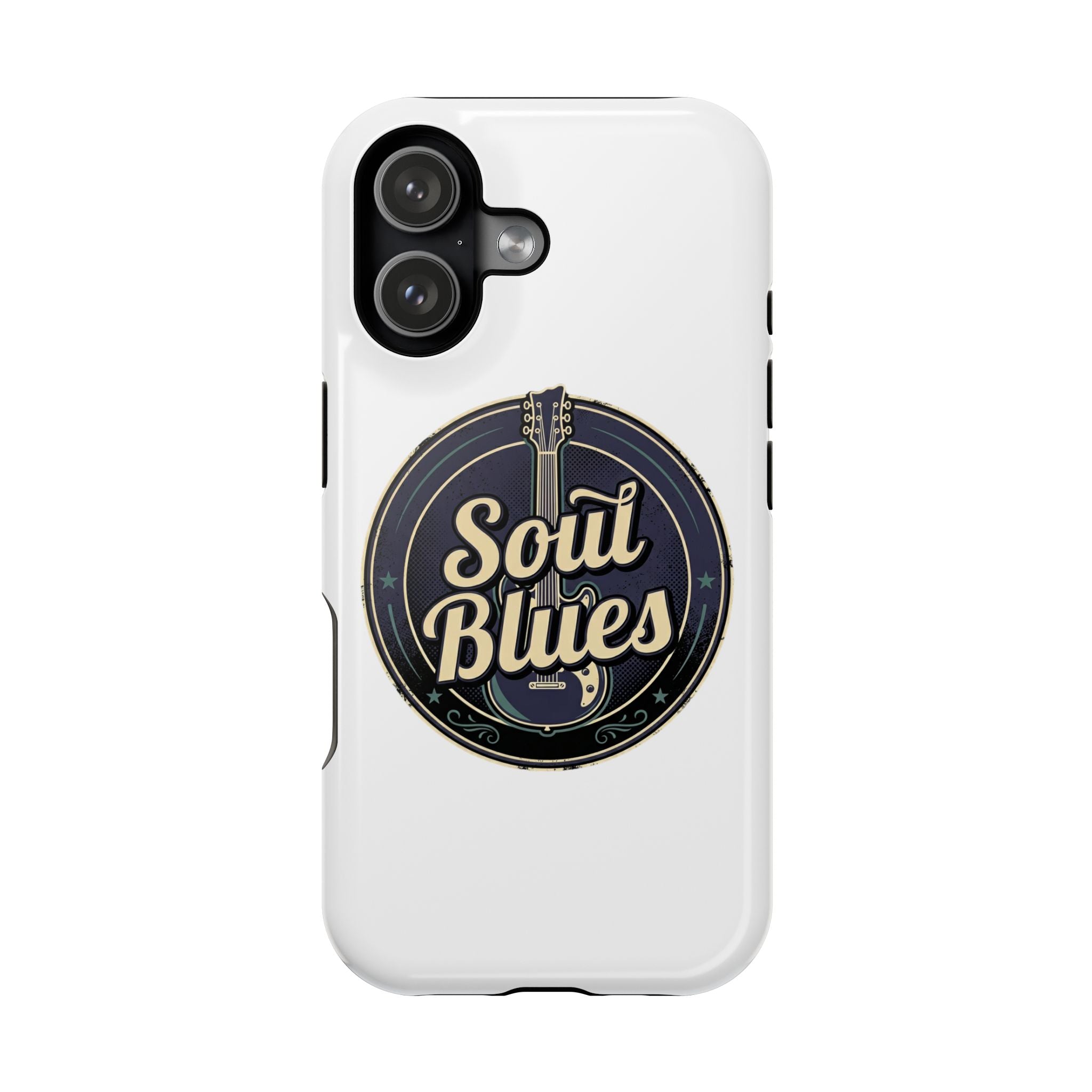 Soul Blues Magnetic Impact Phone Case — Guitar Retro Music Design