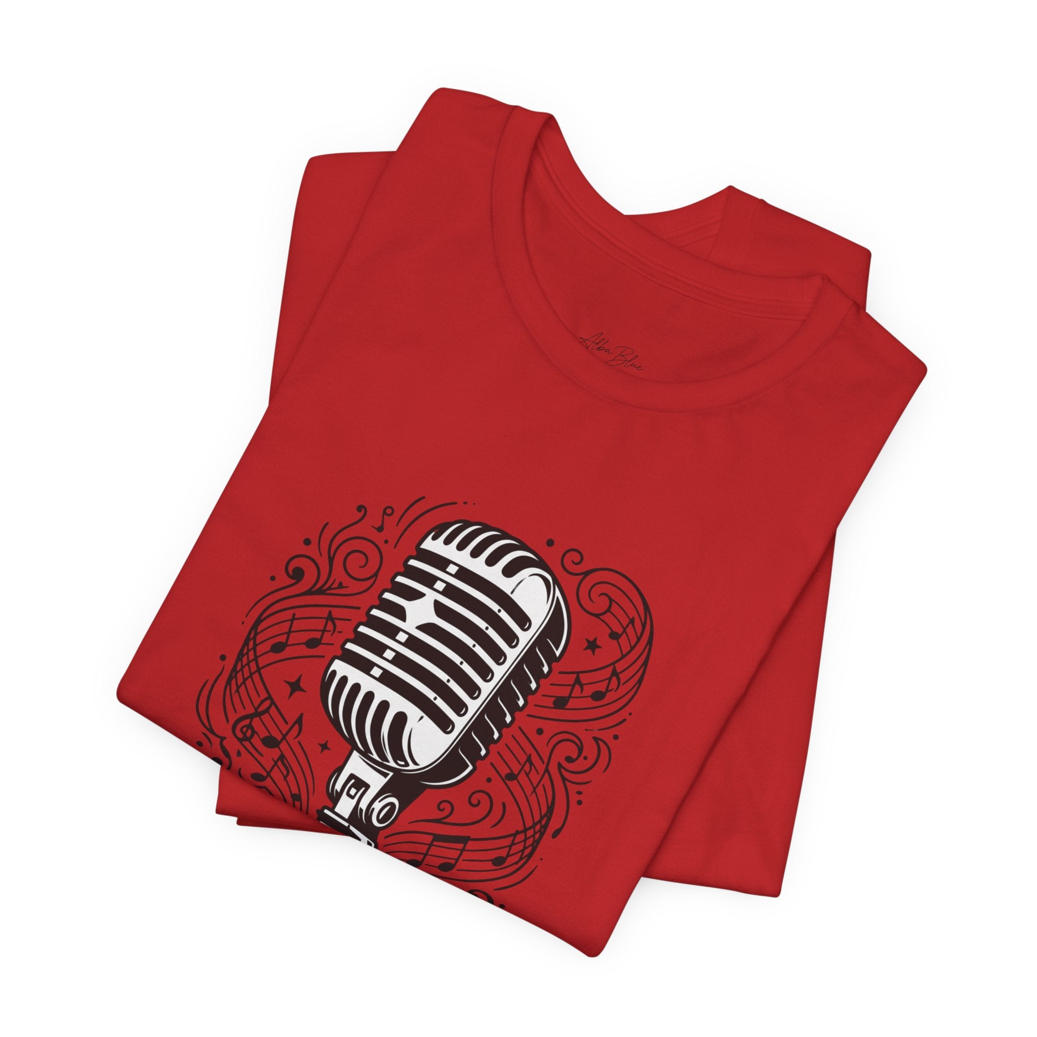 Music Is Life Vintage Microphone T-Shirt