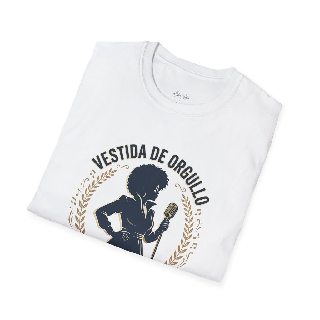 Vestida de Orgullo T-Shirt — Afro Latina Pride Graphic Tee