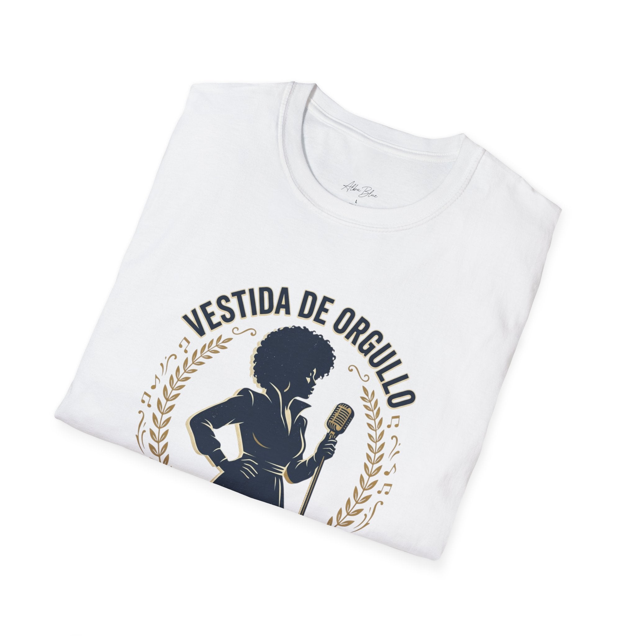 Vestida de Orgullo T-Shirt — Afro Latina Pride Graphic Tee