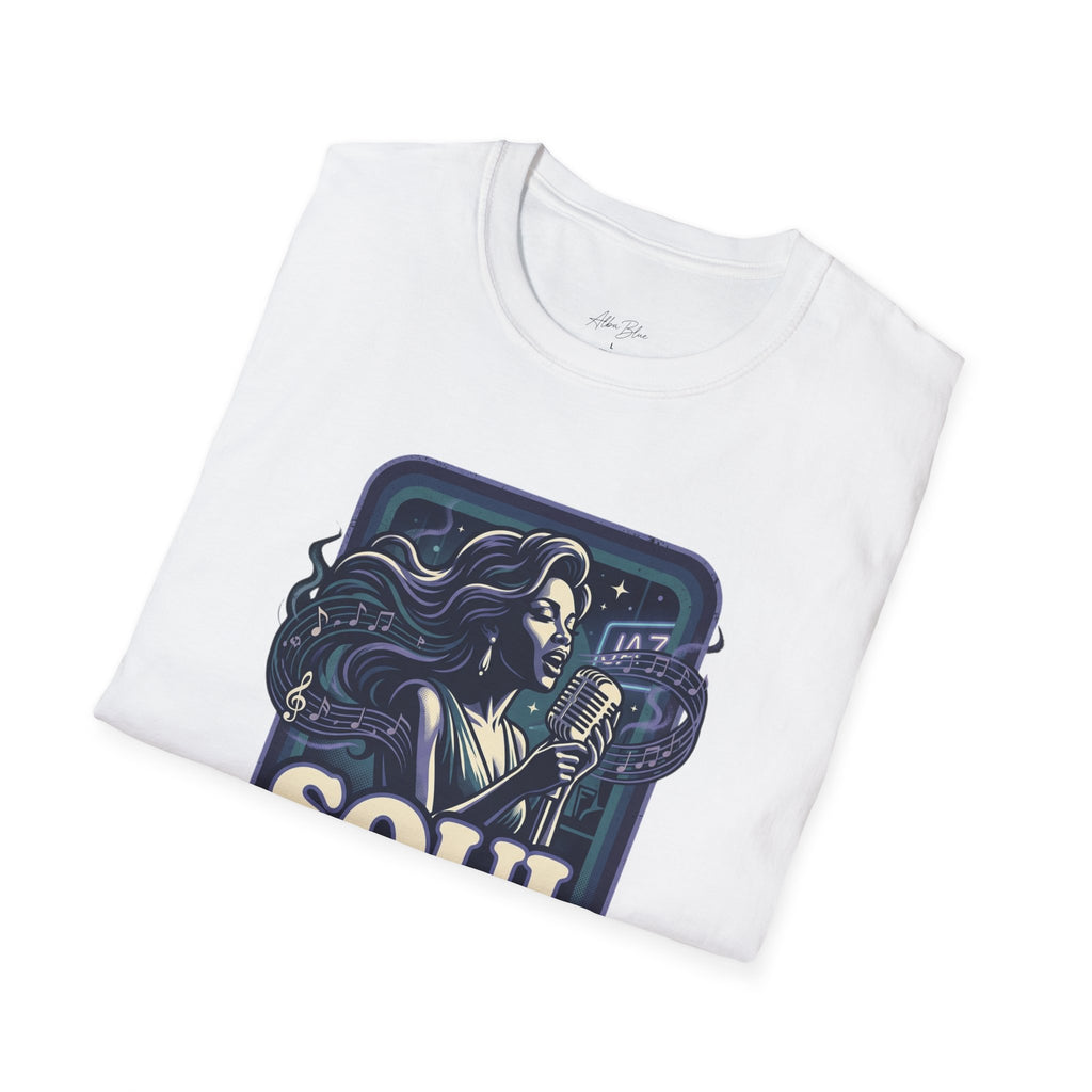 Soul Blues Nights T-Shirt — Vintage Female Singer Graphic Tee