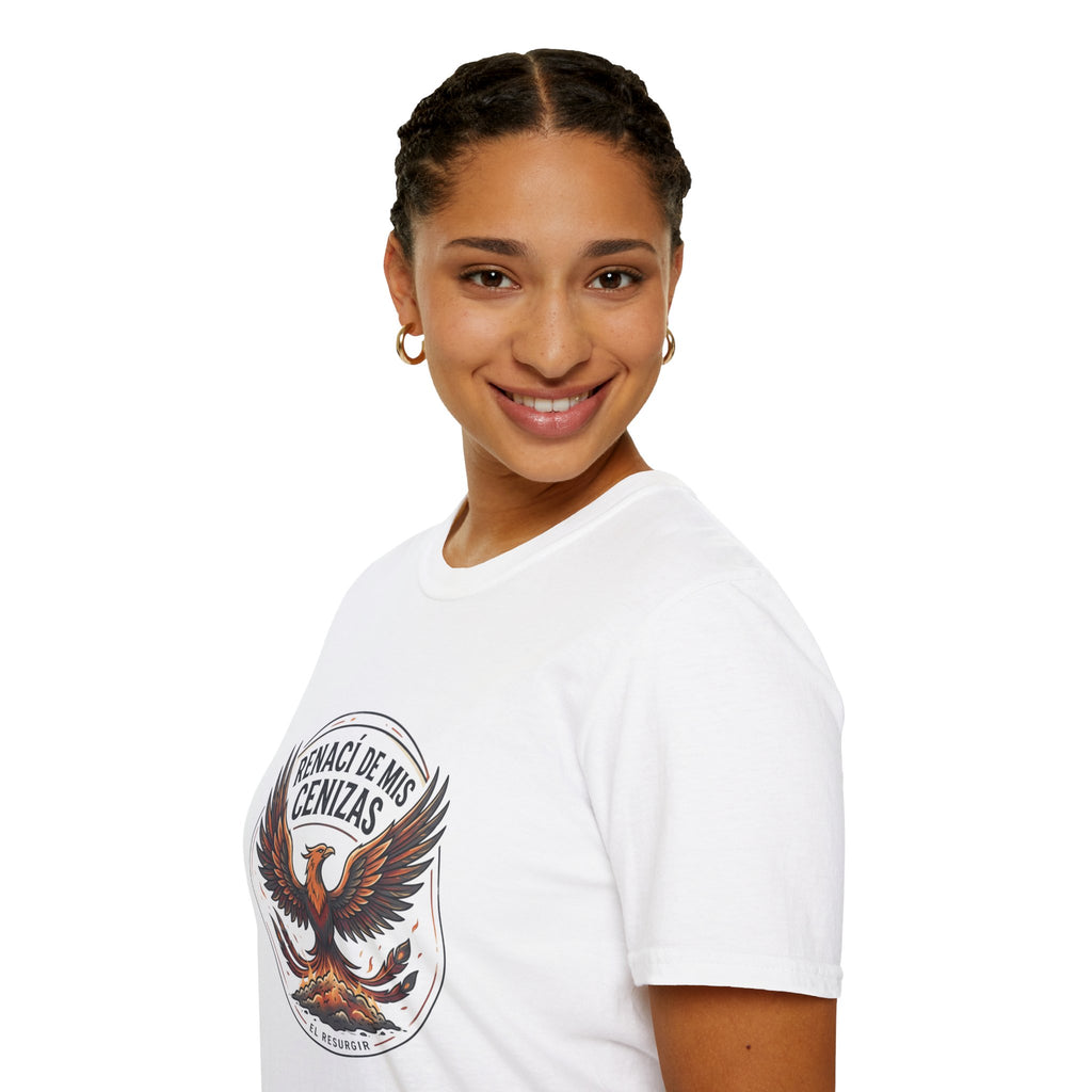 Phoenix Graphic T-Shirt — "Renací de Mis Cenizas" Inspirational Spanish Tee